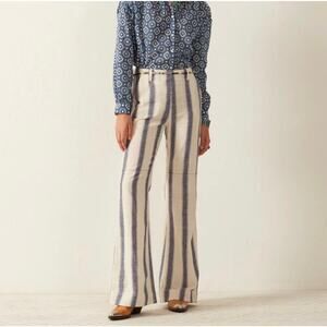 Alix of Bohemia M Charlie Harbor Stripe Cotton Pants